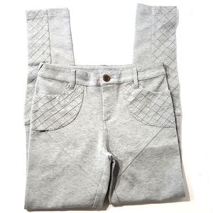 Free People Bike Babe High Rise Skinny Leggings Gray Size 27